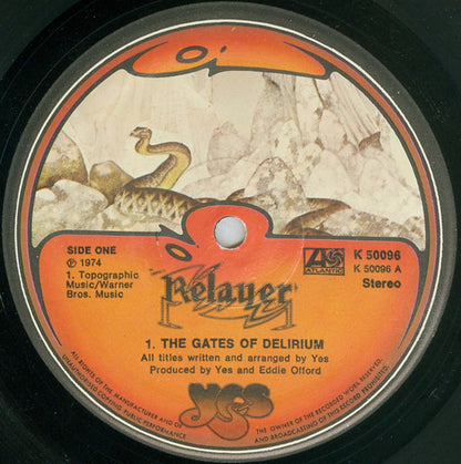 Yes : Relayer (LP, Album, Gat)