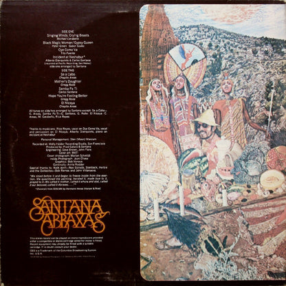 Santana : Abraxas (LP, Album, RP, Sun)