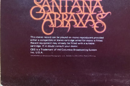 Santana : Abraxas (LP, Album, RP, Sun)