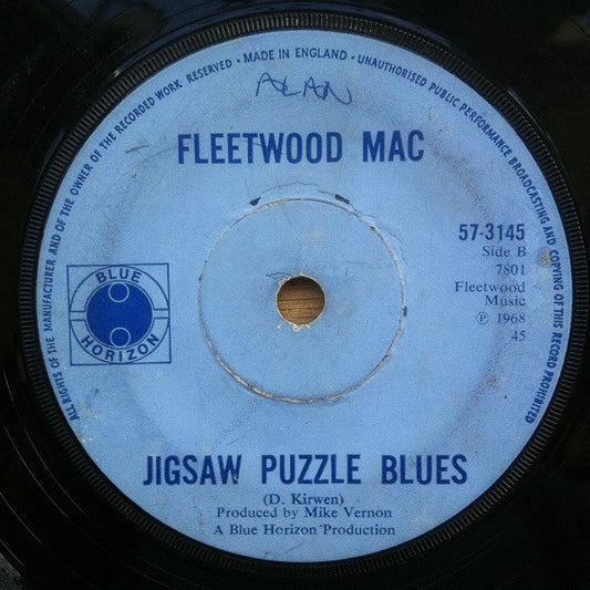Fleetwood Mac : Albatross / Jigsaw Puzzle Blues  (7", Single, Sol)