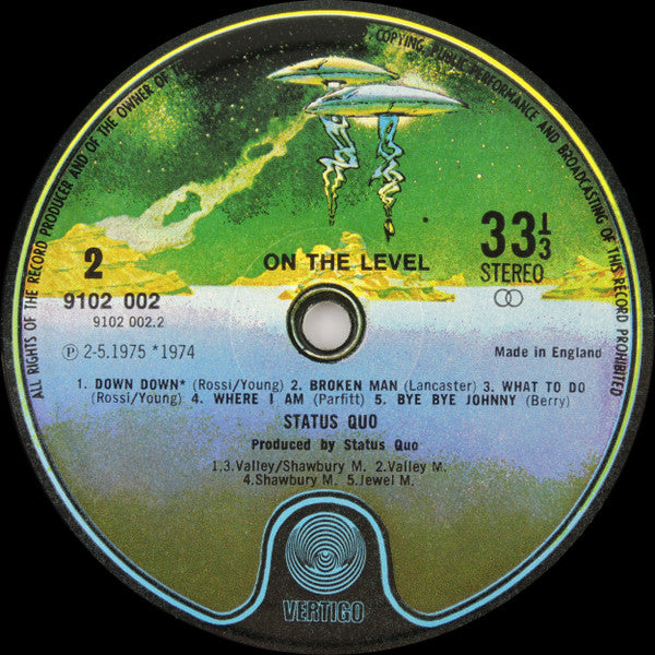 Status Quo : On The Level (LP, Album, Gat)