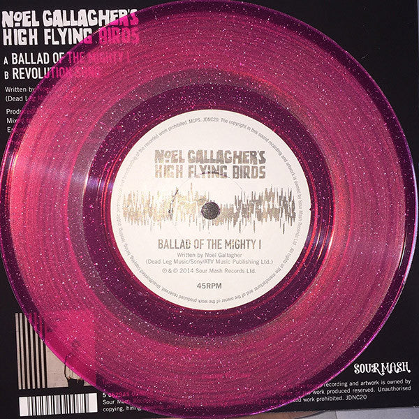 Noel Gallagher's High Flying Birds : Ballad Of The Mighty I (7", Single, Ltd, Pin)