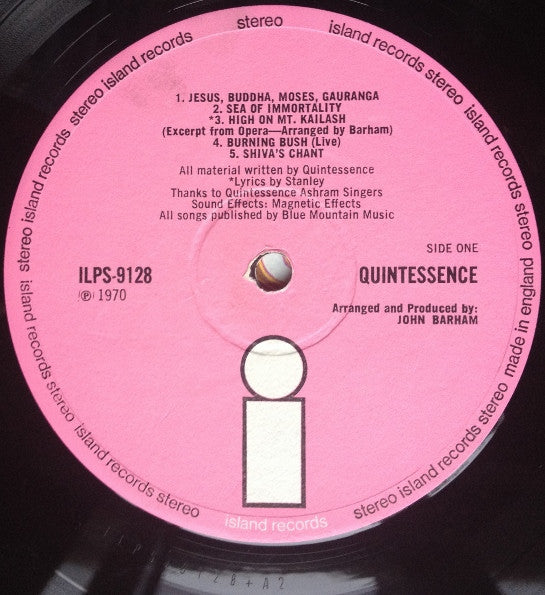 Quintessence (3) : Quintessence (LP, Album)