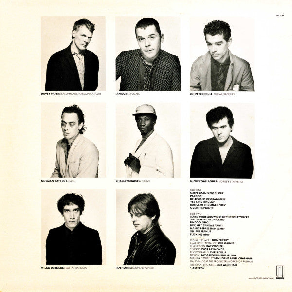 Ian Dury & The Blockheads* : Laughter (LP, Album)