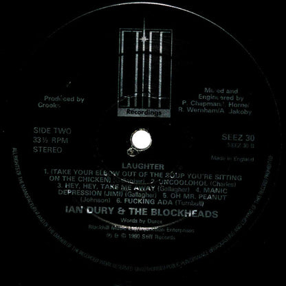 Ian Dury & The Blockheads* : Laughter (LP, Album)