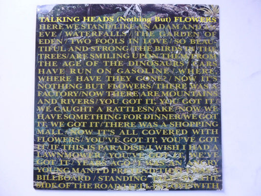 Talking Heads : (Nothing But) Flowers / Ruby Dear (Bush Mix) (7", Single, Sil)