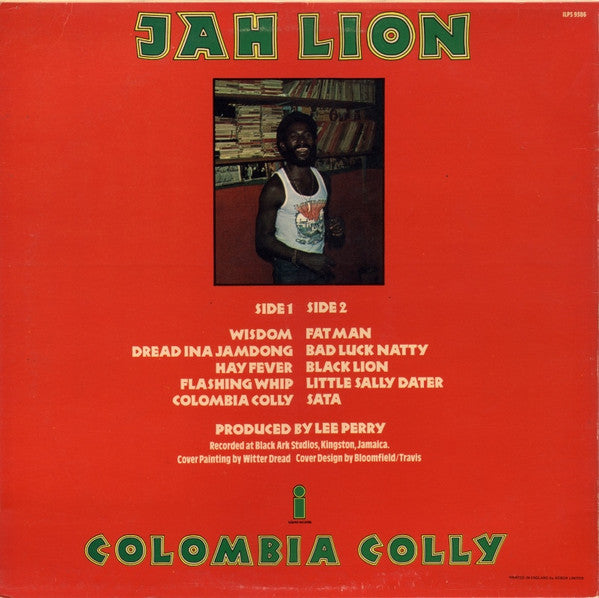 Jah Lion : Colombia Colly (LP, Album)