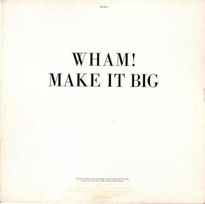 Wham! : Make It Big (LP, Album)