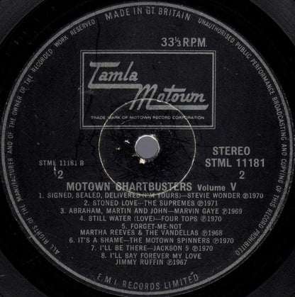 Various : Motown Chartbusters Vol.5 (LP, Comp)