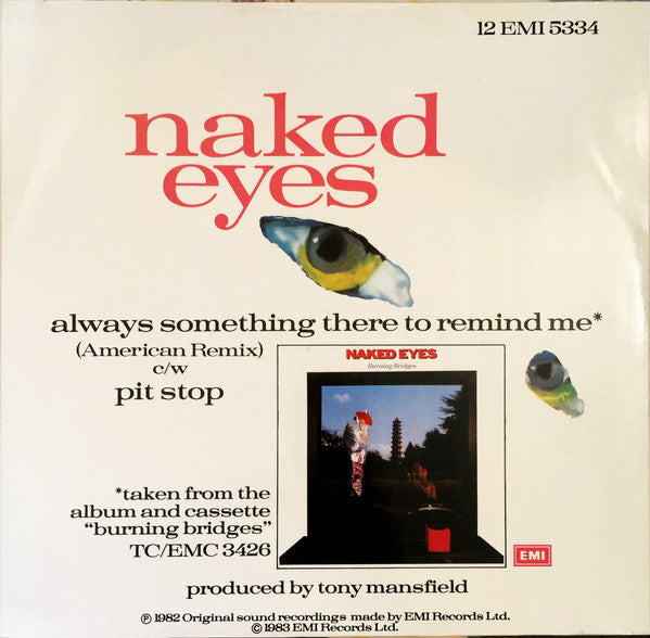 Naked Eyes : Always Something There To Remind Me (12")