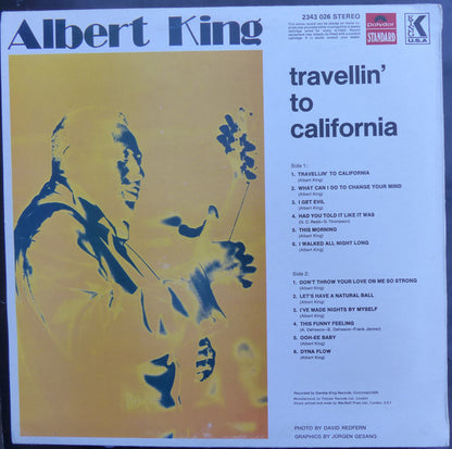 Albert King : Travelin' To California (LP, Album)