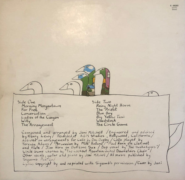 Joni Mitchell : Ladies Of The Canyon (LP, Album, RE)