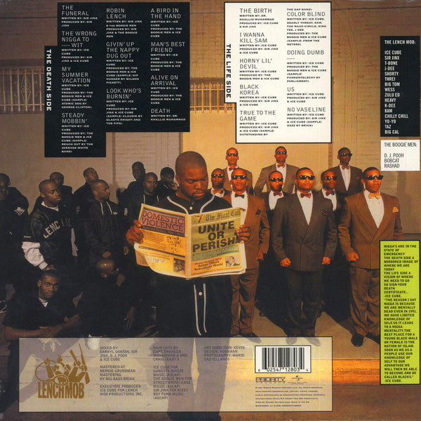 Ice Cube : Death Certificate (LP, Album, RE, 180)
