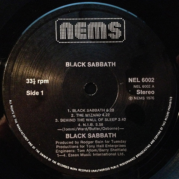 Black Sabbath : Black Sabbath (LP, Album, RE, Gat)