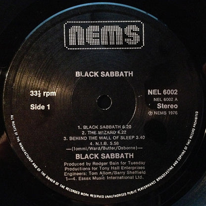 Black Sabbath : Black Sabbath (LP, Album, RE, Gat)