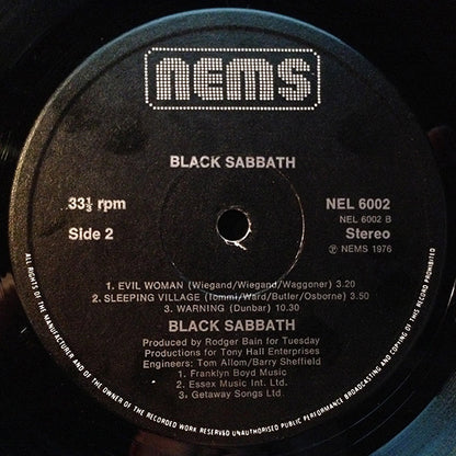 Black Sabbath : Black Sabbath (LP, Album, RE, Gat)