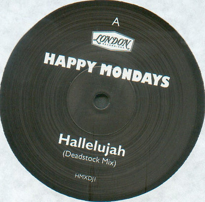 Happy Mondays : Hallelujah (Deadstock Mix) (12", S/Sided, Mixed, Promo)