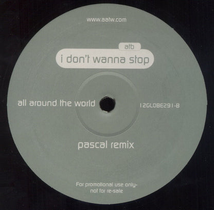ATB : I Don't Wanna Stop (2x12", Promo)