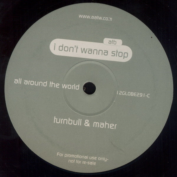 ATB : I Don't Wanna Stop (2x12", Promo)