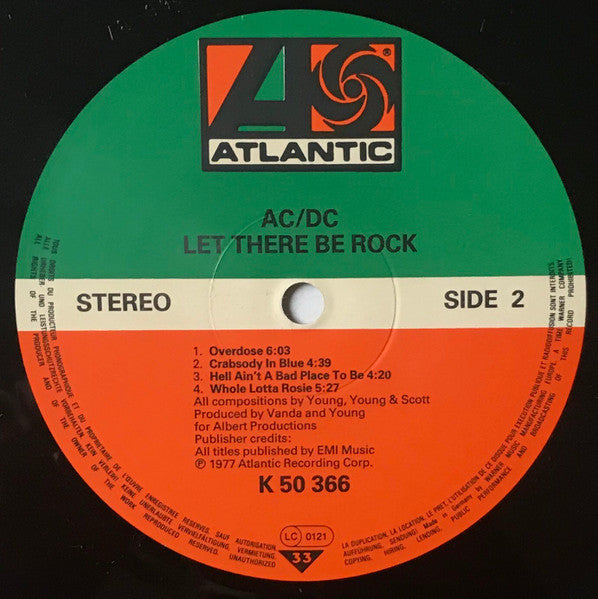 AC/DC : Let There Be Rock (LP, Album, RE)