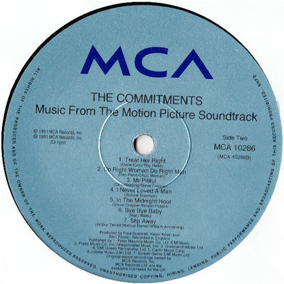 The Commitments : The Commitments Music From The Original Motion Picture Soundtrack (LP, Album)