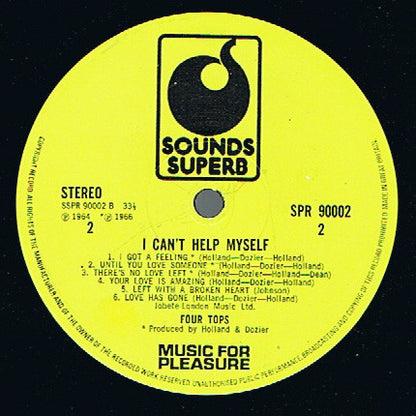 Four Tops : I Can't Help Myself (LP, Comp)