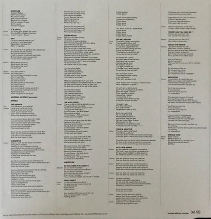 The Who : Tommy (2xLP, Album, RE, RM, RP, 180)