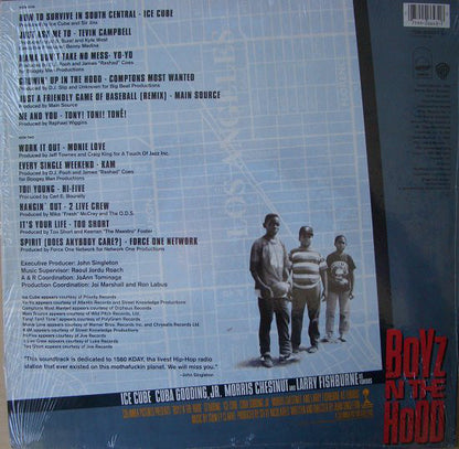 Various : Boyz N The Hood (Music From The Motion Picture) (LP, Comp)