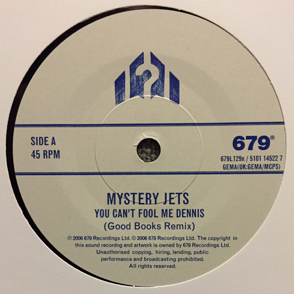 Mystery Jets : You Can't Fool Me Dennis (7", Ltd)