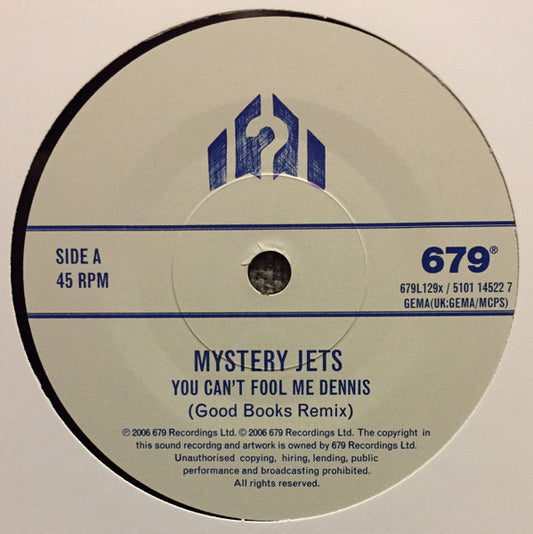 Mystery Jets : You Can't Fool Me Dennis (7", Ltd)