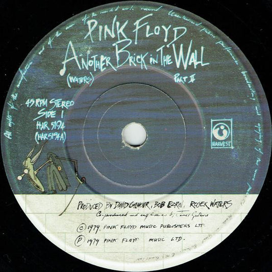 Pink Floyd : Another Brick In The Wall (Part II) (7", Single, RE)