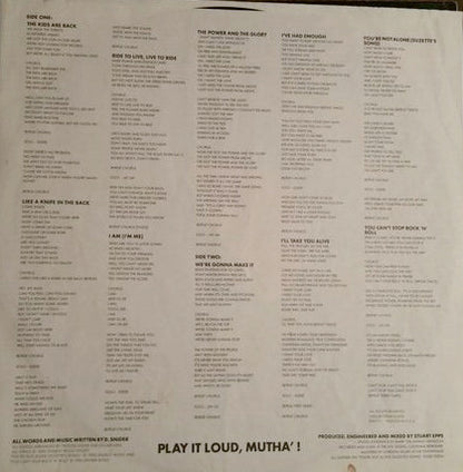 Twisted Sister : You Can't Stop Rock 'N' Roll (LP, Album, SP )