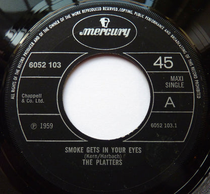 The Platters : Smoke Gets In Your Eyes (7", Maxi, Pap)