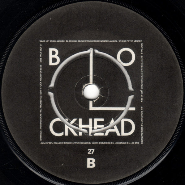 Ian Dury & The Blockheads* : What A Waste! (7", Single, 27 )