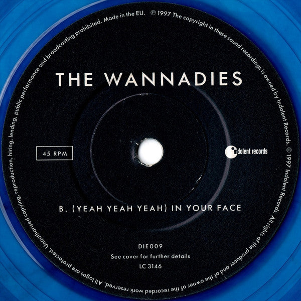 The Wannadies : Hit (7", Single, Ltd, Num, Blu)