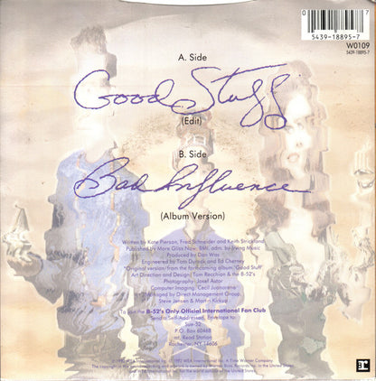 The B-52's : Good Stuff (7", Single, Pap)