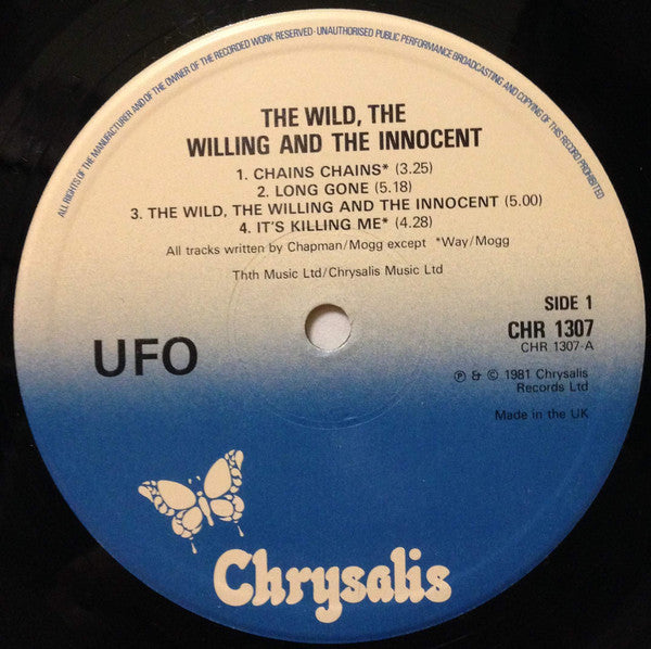 UFO (5) : The Wild, The Willing And The Innocent (LP, Album)