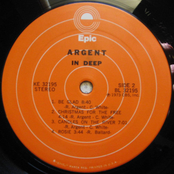 Argent : In Deep (LP, Album, RE)