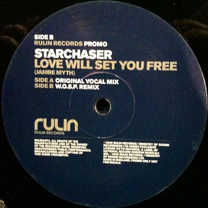 Starchaser : Love Will Set You Free (Jambe Myth) (12", Promo)