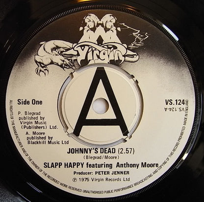 Slapp Happy Featuring Anthony Moore : Johnny's Dead (7", Single, Promo)