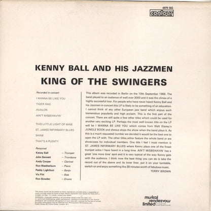 Kenny Ball And His Jazzmen : King Of The Swingers (LP, Album, Comp)