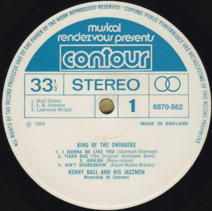 Kenny Ball And His Jazzmen : King Of The Swingers (LP, Album, Comp)