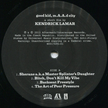 Kendrick Lamar : Good Kid, M.A.A.D City (2xLP, Album, Dlx, RE, Gat)