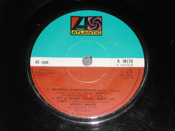 Herbie Mann : Philly Dog (7", Single, RE, Sol)