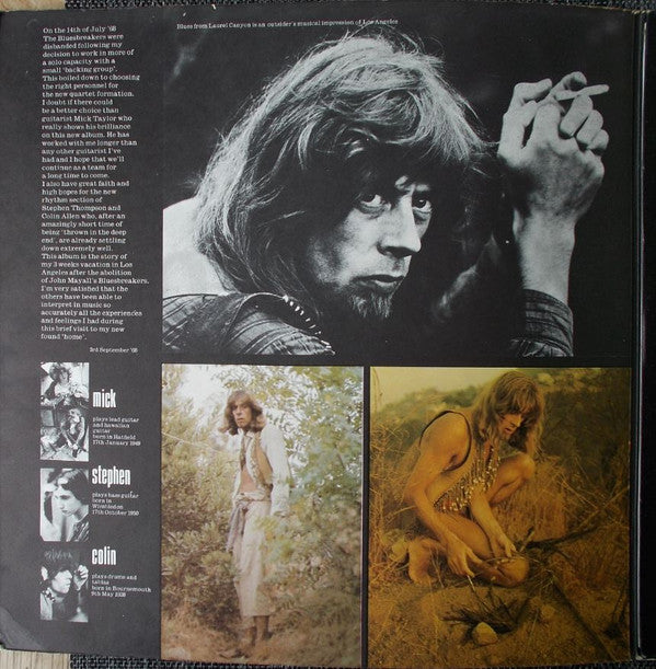 John Mayall : Blues From Laurel Canyon (LP, Album, RP)