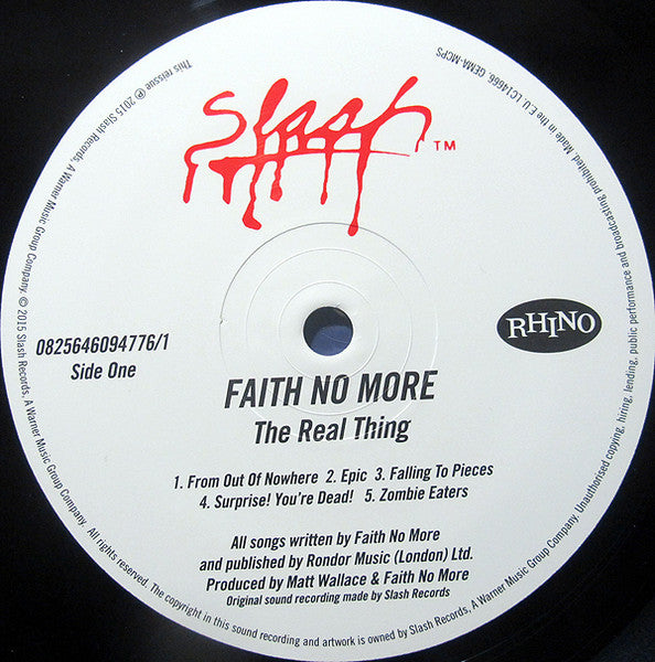 Faith No More : The Real Thing (2xLP, Album, Dlx, RE, RM, 180)