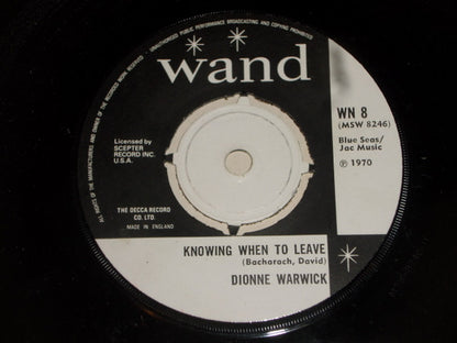 Dionne Warwick : Make It Easy On Yourself / Knowing When To Leave (7", Single)