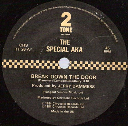The Special AKA : Nelson Mandela c/w Break Down The Door! (7", Single, Pap)