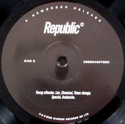NewOrder* : Republic (LP, Album, RE, RM, 180)