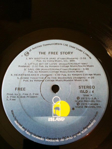 Free : The Free Story (2xLP, Comp, Ltd, Gat)